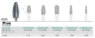 Busch Carbide Cutter Cross Cut Medium 425MQS/060