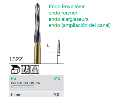 Busch FG Carbide Endo Reamer 152Z/015