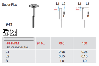 Busch HP Diamond Disc 943 8mm Fine