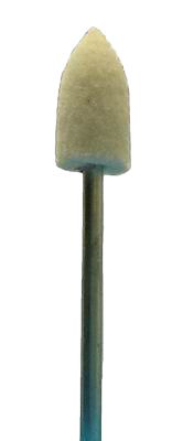 Solid Felt Mounted Pointed Cone - 8 x 17mm
