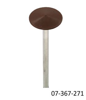 Shofu Sil/Carb Mounted Wheel Knife Brownie