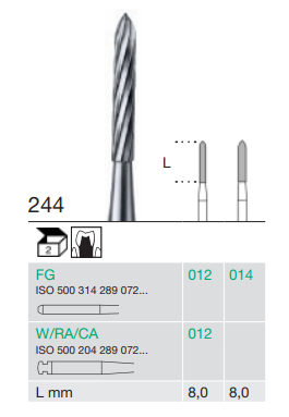 Busch Finishing Bur 244