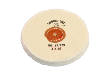 4”X 30ply Unstitched Leather Centre Mop