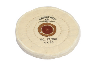 4”X 30ply Stitched Leather Centre Mop