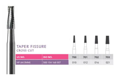 Kerr TC Oral Surgical HP Tapered Fissure 016