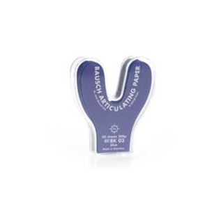 BK 03 Bausch Horseshoe Articulating Paper Blue