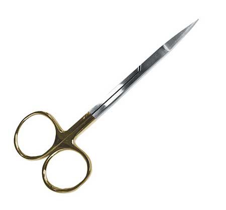 Argus Tungsten Carbide Iris Scissor Straight 11cm