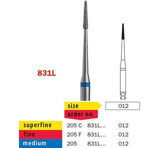 Diaswiss RA Perio Long Tapered 831L/012 X-fine