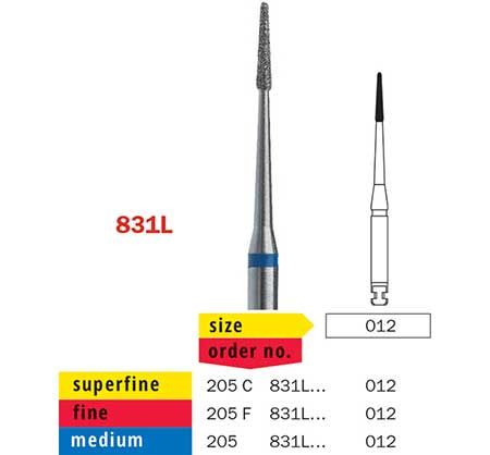 Diaswiss Perio Rounded Long Tapered 831L