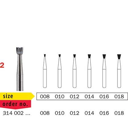 Diaswiss FG Tungsten Carbide Inverted Cone