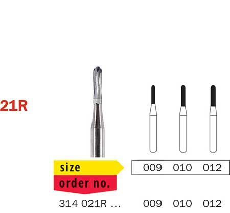 Diaswiss FG Tungsten Carbide Round End 21R