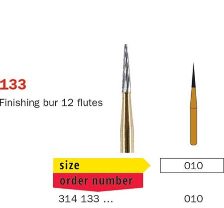 Diaswiss FG T/Carbide Finishing 12 Fluted 133/010