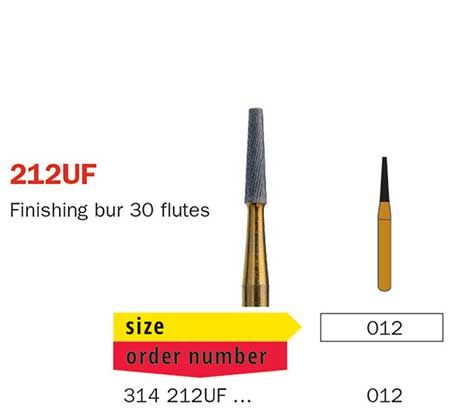 Diaswiss FG T/Carbide Finisher 30 Fluted 212UF/012