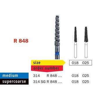 Diaswiss FG Turbo Grinder R848/018 Extra-Coarse