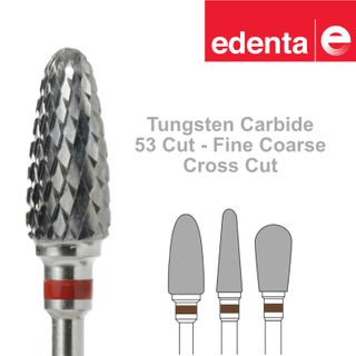 Edenta TC Cutter Cross Cut Fine Coarse 5453/060