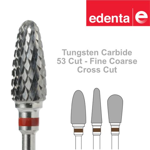 Edenta TC Cutter Cross Cut Fine Coarse