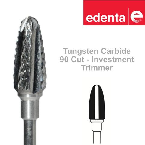 Volcano TC-Cutters Cross Cut Fine (Red Band) (Edenta), Dental Product