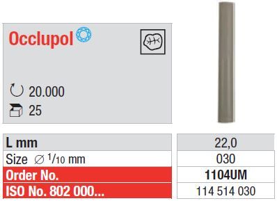 Edenta Occlusal Polisher for Ceramic