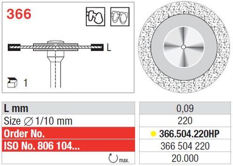 Edenta UltraFlex Diamond Disc 22mm Extra-Fine