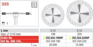 Edenta Superflex Diamond Disc 16mm Fine