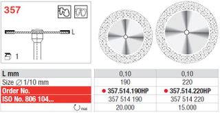 Edenta Superflex Diamond Disc 22 FIne