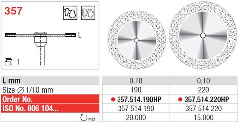 Edenta Superflex Diamond Disc 357