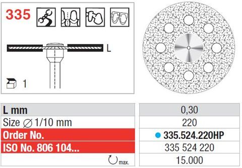 Edenta Flex Diamond Disc 22mm Medium