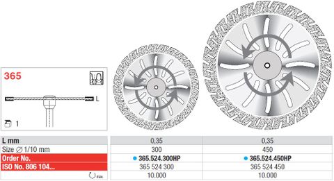 Edenta Flex Diamond Disc 365