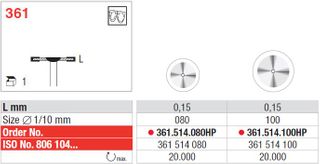 Edenta Superflex Diamond Disc 10 FIne