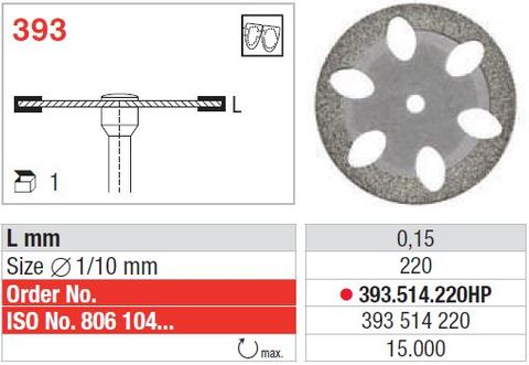 Edenta Superflex Diamond Disc 22mm Fine