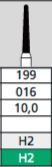 FIS HP Round End Taper 199 Diamond