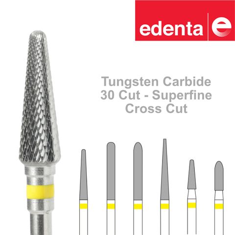 Volcano TC-Cutters Cross Cut Fine (Red Band) (Edenta)