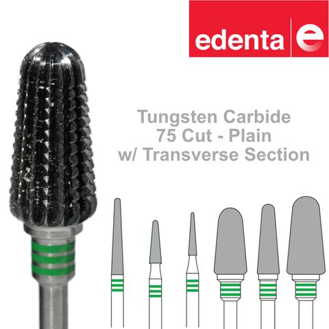 Edenta TC Cutter Plain Toothing w/ Transverse Cut