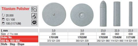 Edenta Titanium Polisher Step 1