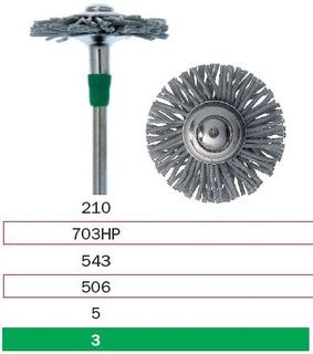 Diaswiss Silicone Polishing Brush for Metal 21mm