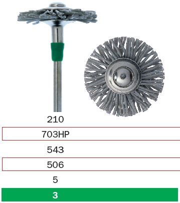 Diaswiss Silicone Polishing Brush for Metal 21mm