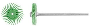 Bellfix Nylon Brush Unmounted UltraFine Green 19mm