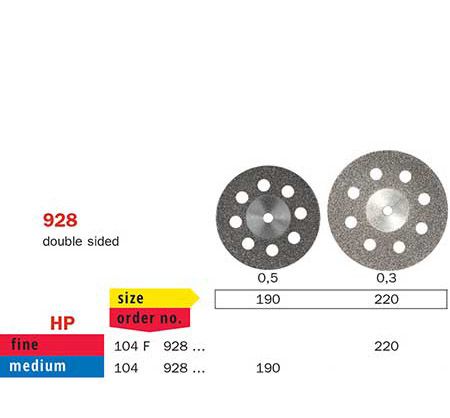 Diaswiss Flexible Double Sided Diamond Disc 928