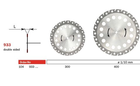 Diaswiss Flexible Double Sided Diamond Disc 934