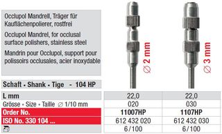 Edenta Occlupol Mandrel 2mm