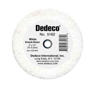 Dedeco Traditional White Knock Down Lathe Wheel 76