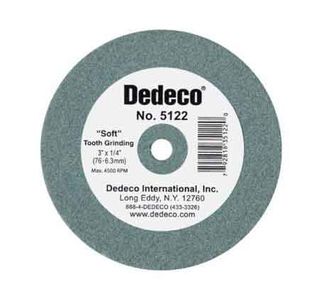 Dedeco Traditional Lathe Wheel Green 76 x 6.3mm