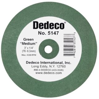 Dedeco Traditional Lathe Wheel Medium 76 x 6.3mm