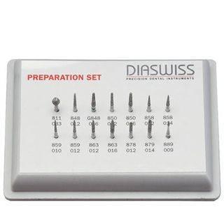 Diaswiss Crown Preparation Set - 14pcs