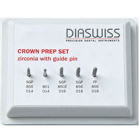 Diaswiss Crown Prep Set for Zirconia