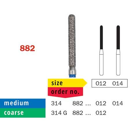 Diaswiss X-Long Round End Cylinder 882 Diamond