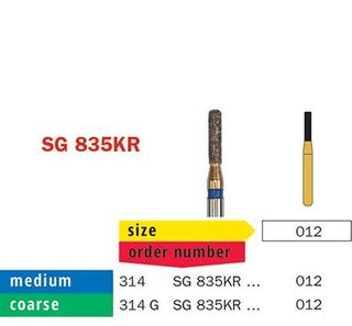 Diaswiss FG S/Goldie Rnd F/Fissure SG835KR/012 Med