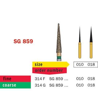 Diaswiss FG Swiss Goldie Needle SG859/010 Fine
