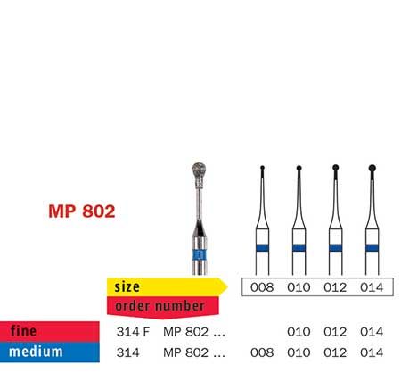 Microprep Round With Collar 802 Diamond