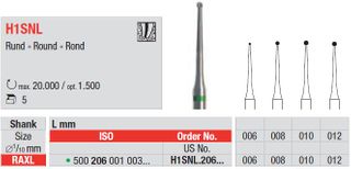 Edenta RA Endodontic Bur H1SNL/008